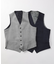 【ACTIVE TAILOR】ミックスヤーン/ホップサックリバーシブルベスト