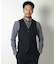 【ACTIVE TAILOR】ミックスヤーン/ホップサックリバーシブルベスト