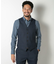 【ACTIVE TAILOR】ミックスヤーン/ホップサックリバーシブルベスト