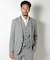 【ACTIVE TAILOR】ミックスヤーン/ホップサックリバーシブルベスト