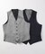 【ACTIVE TAILOR】ミックスヤーン/ホップサックリバーシブルベスト