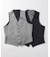 【ACTIVE TAILOR】ミックスヤーン/ホップサックリバーシブルベスト