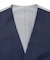 ウールポリエステルマイクロドビー小紋柄スーツベスト（同素材セットアップあり）