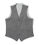 ウールポリエステルマイクロドビー小紋柄スーツベスト（同素材セットアップあり）