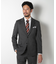 ヘリンボーンストライプスーツセットアップ