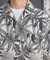 ボタニカル柄プリントオープンカラーシャツ