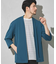 カットカルゼWフェイス7分袖カーディガン