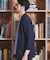 カットカルゼWフェイス7分袖カーディガン