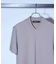 シルケットスムースVネックテーラーTシャツ