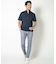 【ACTIVE TAILOR】3Dサッカープリントスラックスパンツ