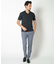 【ACTIVE TAILOR】3Dサッカープリントスラックスパンツ