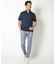 【ACTIVE TAILOR】3Dサッカープリントスラックスパンツ