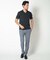 【ACTIVE TAILOR】3Dサッカープリントスラックスパンツ