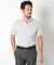 【ACTIVE TAILOR】吸水速乾ミニワッフルワンピースカラー半袖シャツ