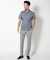 【ACTIVE TAILOR】吸水速乾ミニワッフルワンピースカラー半袖シャツ