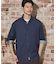 COOLMAXリネン混7分袖シャツ