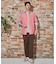 COOLMAXリネン混7分袖シャツ