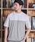 ボーダー天竺×ストレッチカルゼTシャツ