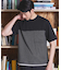ボーダー天竺×ストレッチカルゼTシャツ