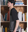 ボーダー天竺×ストレッチカルゼTシャツ