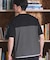 ボーダー天竺×ストレッチカルゼTシャツ