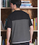 ボーダー天竺×ストレッチカルゼTシャツ