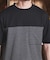 ボーダー天竺×ストレッチカルゼTシャツ