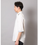 麻調ポリエステル七分袖シャツ