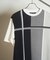 ニット×ポンチ切り替えTシャツ