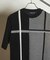 ニット×ポンチ切り替えTシャツ