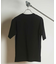 ニット×ポンチ切り替えTシャツ