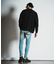 ハイパーストレッチデニムサルエルスキニーパンツ