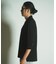 ダイヤ柄シャーリング七分袖スキッパーシャツ