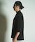 ダイヤ柄シャーリング七分袖スキッパーシャツ