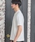 【EFFORTLESS/エフォートレス】シルケットスムースクルーネックテーラーTシャツ