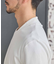 【EFFORTLESS/エフォートレス】シルケットスムースクルーネックテーラーTシャツ