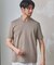 【EFFORTLESS/エフォートレス】シルケットスムースクルーネックテーラーTシャツ