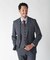 ウールメランジグレンチェックベスト＜セットアップ＞