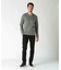 【ACTIVE TAILOR】シルケットスムースVネックロングカットソー