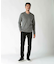 【ACTIVE TAILOR】シルケットスムースVネックロングカットソー