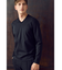 【ACTIVE TAILOR】シルケットスムースVネックロングカットソー