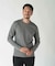 【ACTIVE TAILOR】シルケットスムースクルーネックロングカットソー