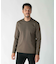 【ACTIVE TAILOR】シルケットスムースクルーネックロングカットソー