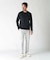 【ACTIVE TAILOR】シルケットスムースクルーネックロングカットソー