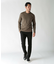 【ACTIVE TAILOR】シルケットスムースクルーネックロングカットソー
