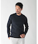 【ACTIVE TAILOR】シルケットスムースクルーネックロングカットソー