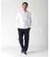 【ACTIVE TAILOR】シルケットスムースクルーネックロングカットソー
