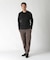 【ACTIVE TAILOR】シルケットスムースクルーネックロングカットソー