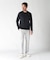 【ACTIVE TAILOR】シルケットスムースクルーネックロングカットソー