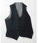 【ACTIVE TAILOR】ミックスヤーンリバーシブルチェックベスト